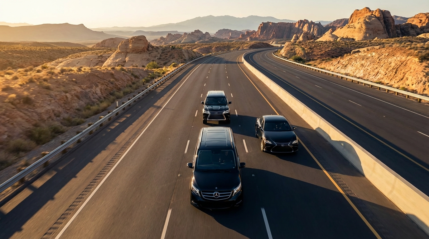SapheWay fleet on highway