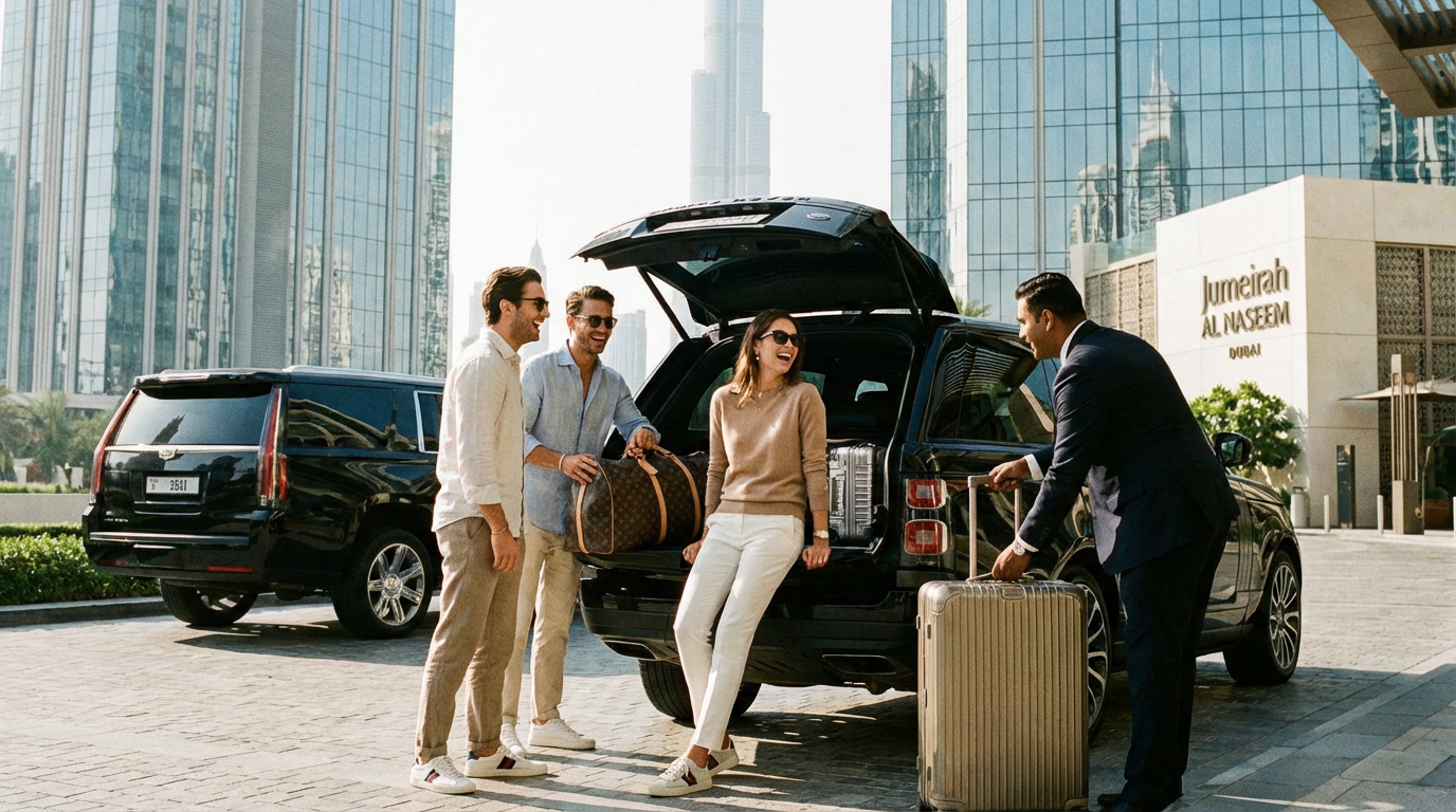 SapheWay pickup at Jumeirah hotel